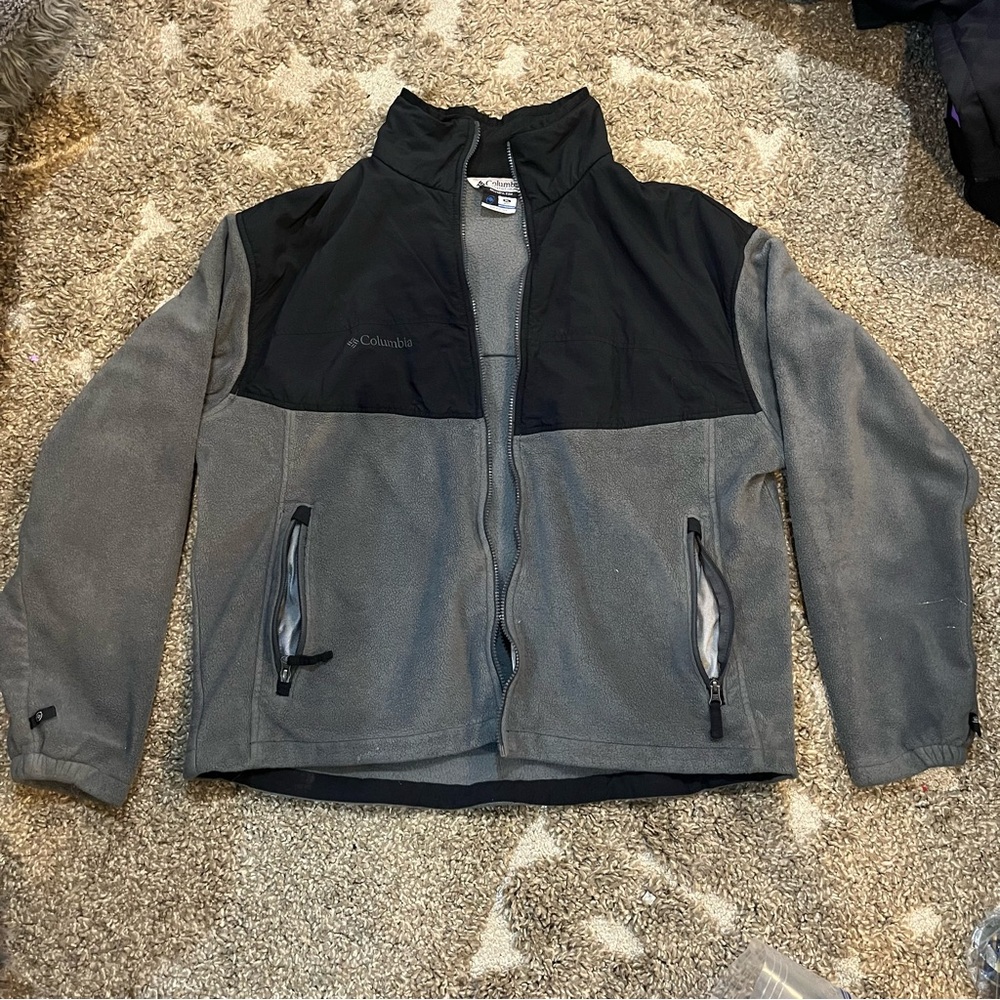 Columbia Men's Black and Gray Interchange Jacket